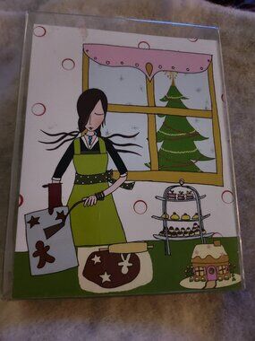 SET OF 10 NIP POPPY CHRISTMAS CARDS